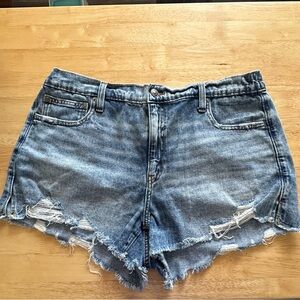 Aerie Denim Distressed Women's Shorts